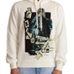 Dolce & Gabbana Regal King Motif Hooded Pullover Sweater