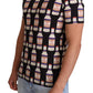 Dolce & Gabbana Elegant Multicolor Motive Crewneck T-Shirt