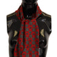 Dolce & Gabbana Elegant Red Silk Scarf