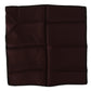 Dolce & Gabbana Elegant Maroon Silk Pocket Square