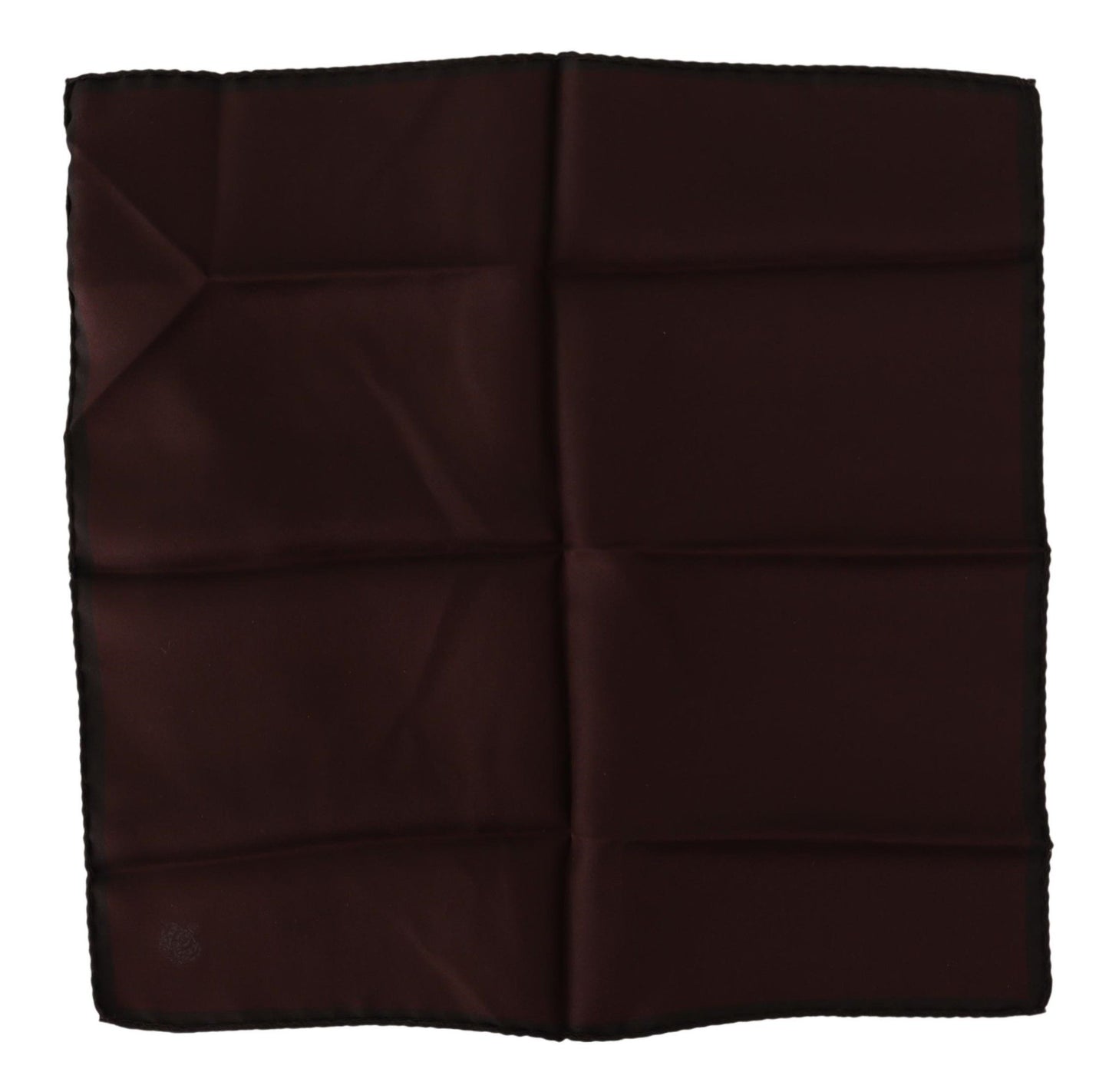 Dolce & Gabbana Elegant Maroon Silk Pocket Square