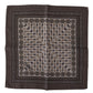 Dolce & Gabbana Elegant Silk Pocket Square in Rich Brown