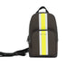 Michael Kors Cooper Medium Signature PVC Varsity Stripe Commuter Slingpack Crossbody Bag (Brown Signature/Neon)