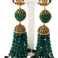 Dolce & Gabbana Elegant Crystal Drop Clip-On Earrings