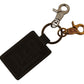 Dolce & Gabbana Elegant Green Leather Designer Keychain