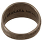 Nialaya Exquisite Silver Mens Statement Ring