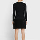 Love Moschino Enchanting Ruched Heart Knit Dress