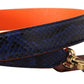 Dolce & Gabbana Exotic Snakeskin Shoulder Strap in Purple Hue