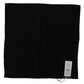 Dolce & Gabbana Elegant Black Silk Pocket Square