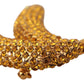 Dolce & Gabbana Crystal-Embellished Banana Brooch