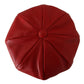 Dolce & Gabbana Chic Red Leather Cabbie Cap