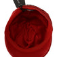 Dolce & Gabbana Chic Red Leather Cabbie Cap