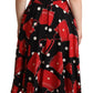 Dolce & Gabbana Sicilian Bag Print Sleeveless Midi Dress