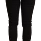 Dolce & Gabbana Elegant Black Mid-Waist Skinny Jeans