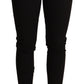 Dolce & Gabbana Elegant Black Mid-Waist Skinny Jeans