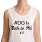 Dolce & Gabbana Elegant Sleeveless Cotton Tank Top