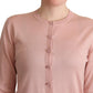 Dolce & Gabbana Elegant Pink Cashmere Silk Cardigan