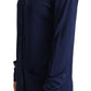 Dolce & Gabbana Elegant Virgin Wool Blue Cardigan