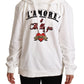 Dolce & Gabbana White L'Amore Motive Hooded Sweater