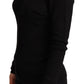 Dolce & Gabbana Elegant Black Silk Cashmere Cardigan