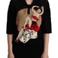 Dolce & Gabbana Embroidered Short Sleeve Luxury Sweater