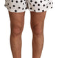 Dolce & Gabbana Polka Dotted Men's Swim Shorts