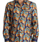 Dolce & Gabbana Elegant Silk Casual Shirt with DG Logo