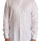 Dolce & Gabbana Elegant White Martini Slim Fit Dress Shirt