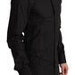 Dolce & Gabbana Elegant Slim Fit Black Cotton Dress Shirt