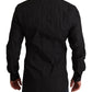 Dolce & Gabbana Elegant Slim Fit Black Cotton Dress Shirt