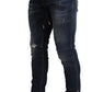 Dolce & Gabbana Elegant Dark Blue Skinny Jeans