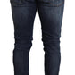 Dolce & Gabbana Elegant Dark Blue Skinny Jeans