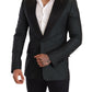 Dolce & Gabbana Elegant Patterned Slim Fit Blazer Jacket