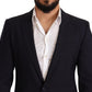 Dolce & Gabbana Elegant Navy Martini Blazer by Renowned Tailors