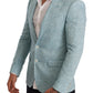 Dolce & Gabbana Elegant Light Blue Linen Blazer