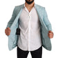 Dolce & Gabbana Elegant Light Blue Linen Blazer