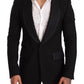 Dolce & Gabbana Elegant Black Slim Fit Formal Blazer