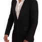 Dolce & Gabbana Elegant Black Slim Fit Formal Blazer