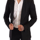 Dolce & Gabbana Elegant Black Slim Fit Formal Blazer