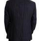 Dolce & Gabbana Elegant Dark Blue Double-Breasted Blazer