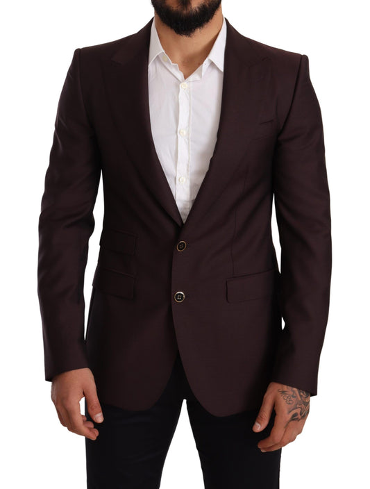 Dolce & Gabbana Elegant Purple Slim Fit Blazer