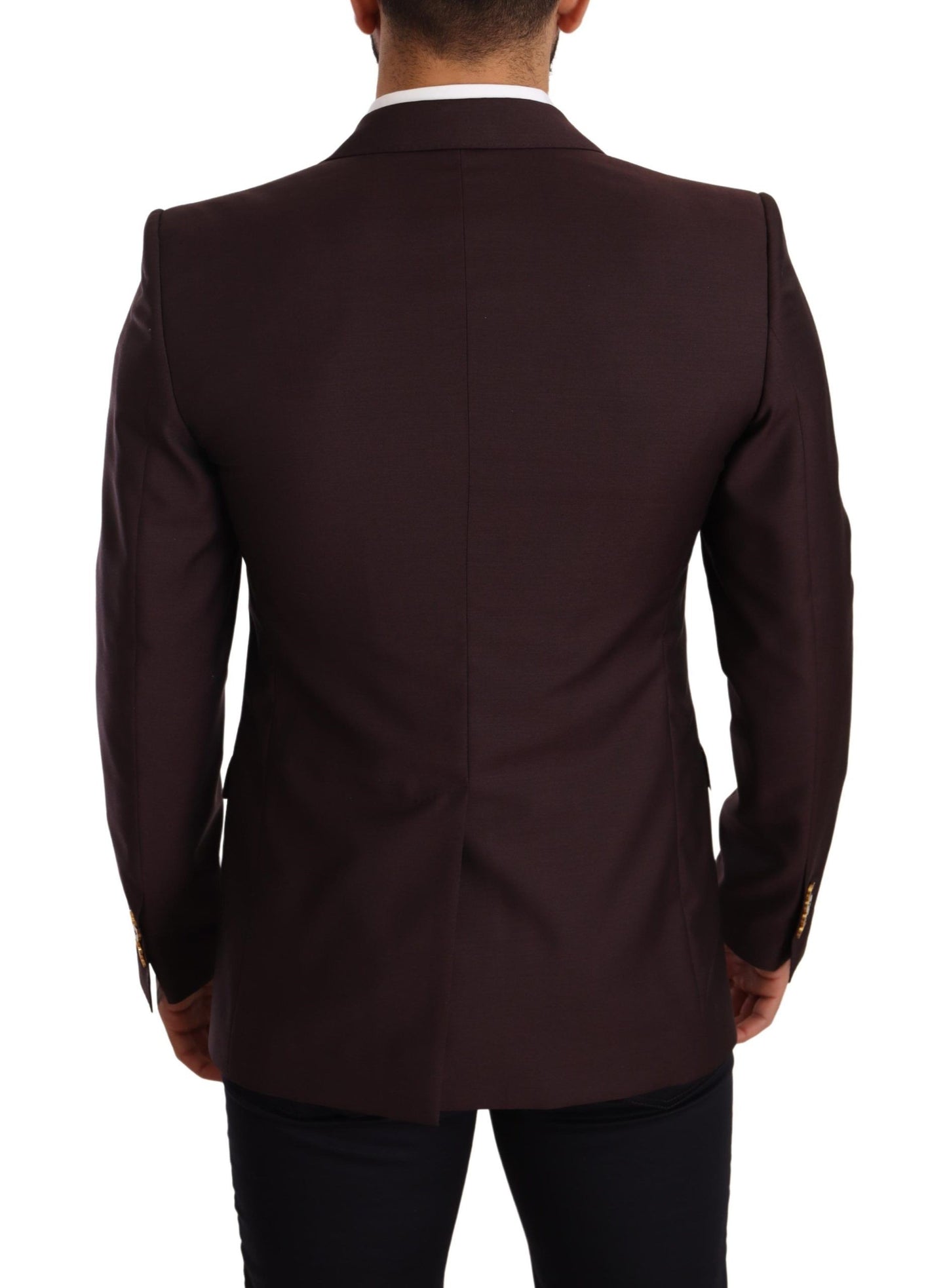 Dolce & Gabbana Elegant Purple Slim Fit Blazer