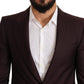 Dolce & Gabbana Elegant Purple Slim Fit Blazer