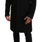 Dolce & Gabbana Elegant Gray Long Overcoat in Pure Cashmere