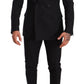 Dolce & Gabbana Elegant Black Two-Piece Wool Suit