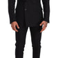 Dolce & Gabbana Elegant Black Two-Piece Wool Suit