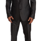 Dolce & Gabbana Elegant Gray Martini Slim Fit Silk-Wool Suit