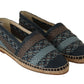 Dolce & Gabbana Elegant Woven Leather Espadrilles