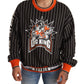 Dolce & Gabbana Exclusive Black Striped DG KING Sweater