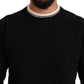 Dolce & Gabbana Elegant Monochrome Crew Neck Sweatshirt